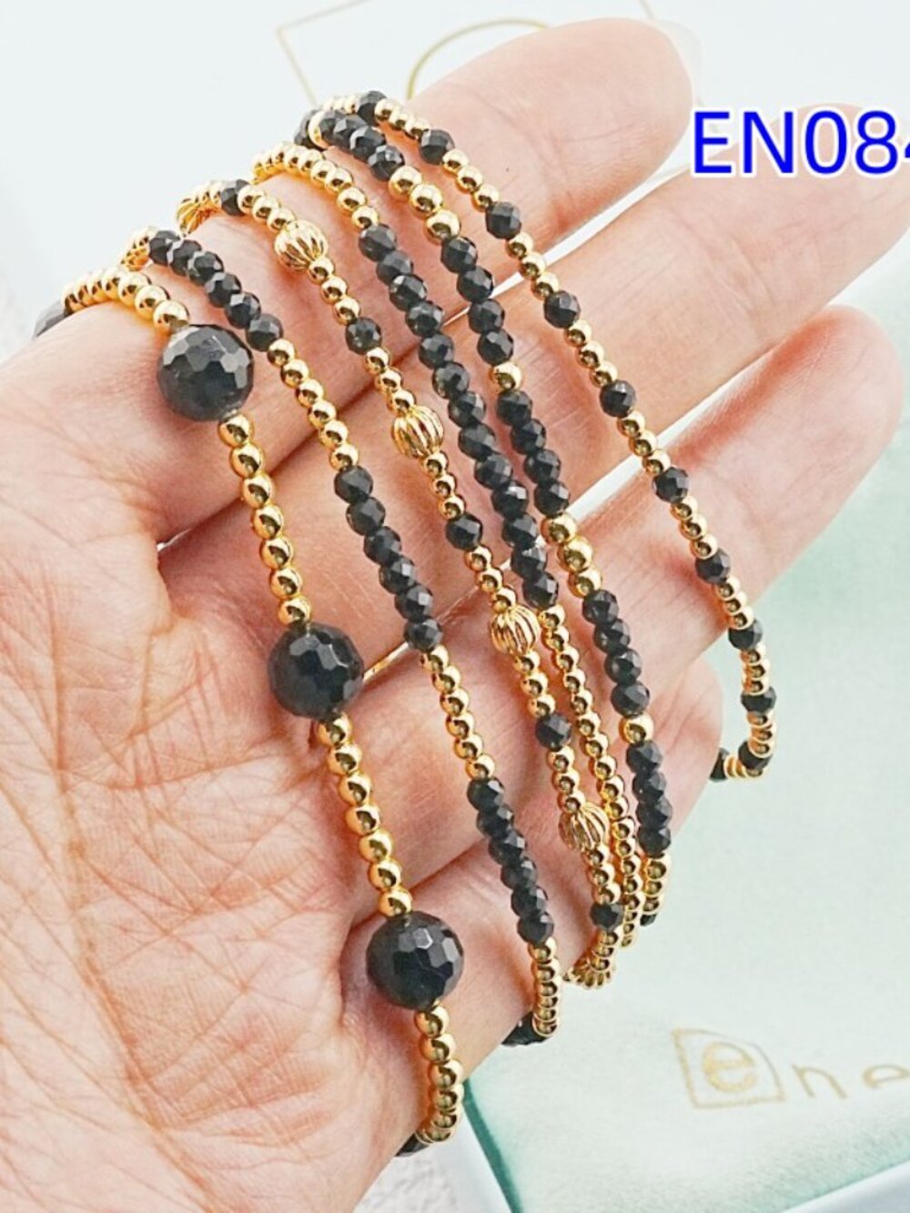 Enewton Black Crystal Glass Bracelet - Picture 5 of 5